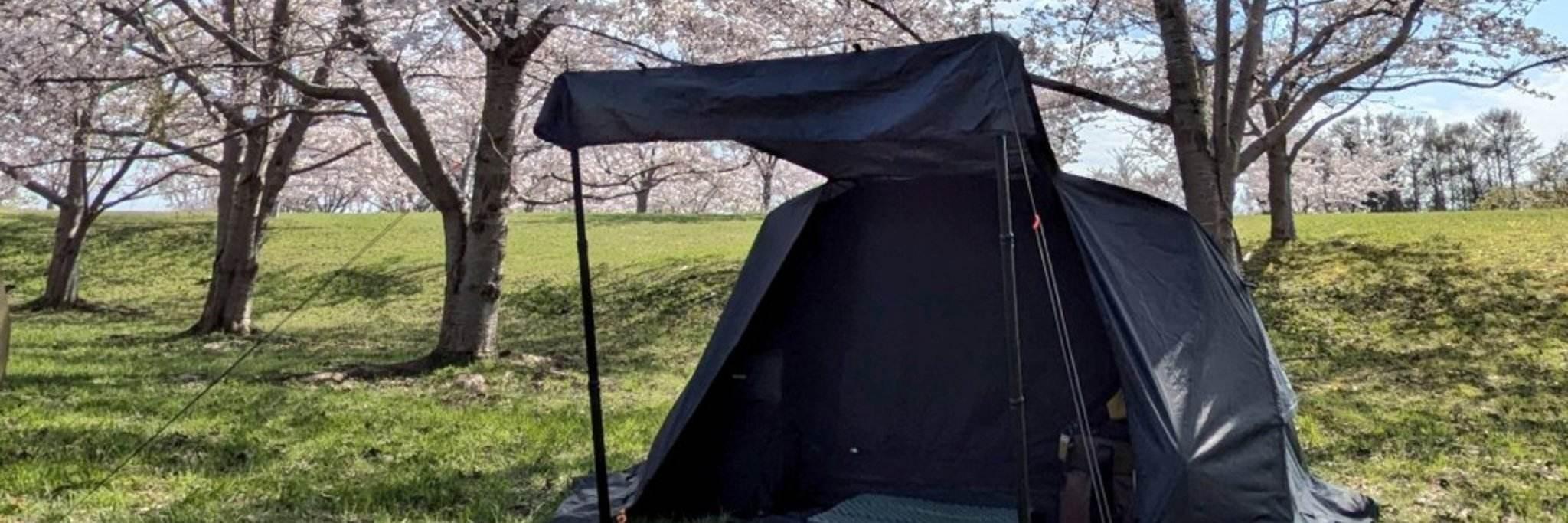 ゴーグランピング夢見コット　ブラックL200xW80cm　Lサイズ タイムセール中】GOGlamping SKY EYE 自立式テントTC