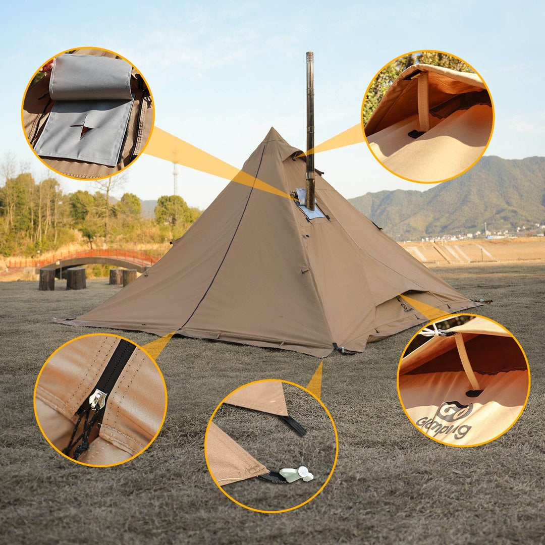 【年中最大Prime Day Sale】【絶版品】【20%OFF】山稜 二又ティピーテント TC 180 - GOGlamping
