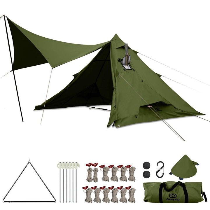 【年中最大Prime Day Sale】【絶版品】【20%OFF】山稜 二又ティピーテント TC 180 - GOGlamping