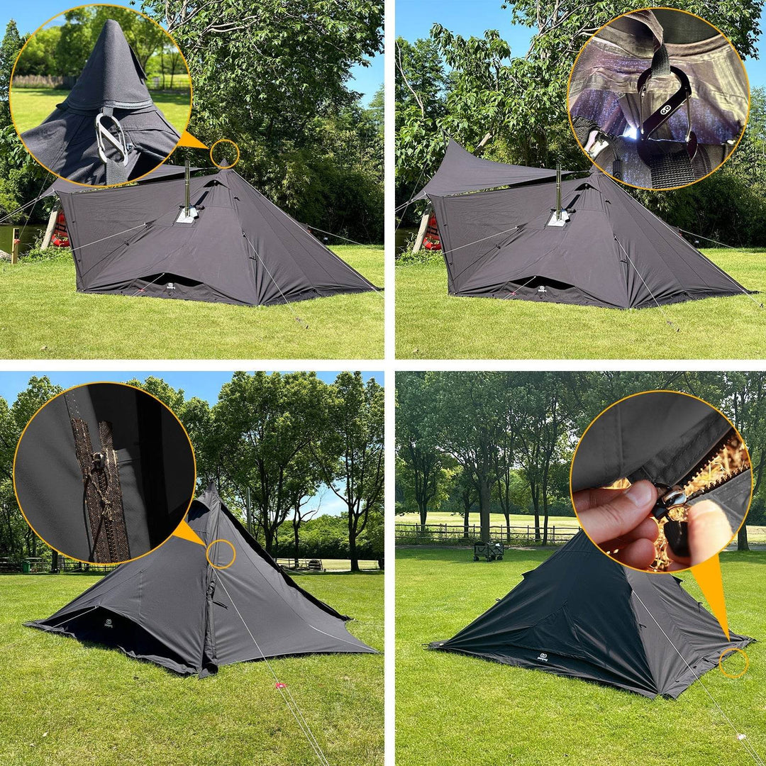 【年中最大Prime Day Sale】【絶版品】【20%OFF】山稜 二又ティピーテント TC 180 - GOGlamping