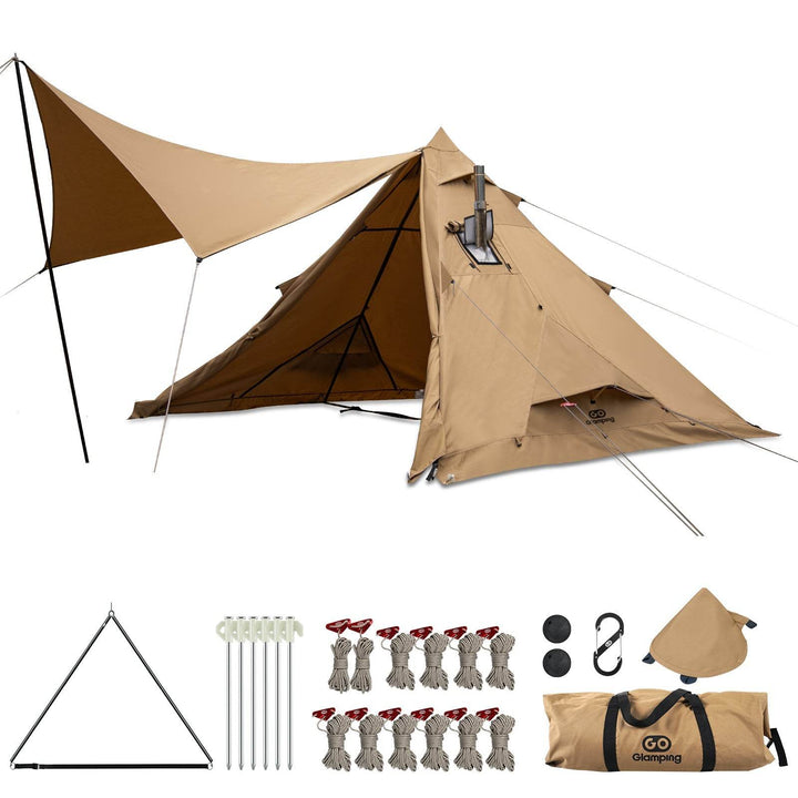 【年中最大Prime Day Sale】【絶版品】【20%OFF】山稜 二又ティピーテント TC 180 - GOGlamping