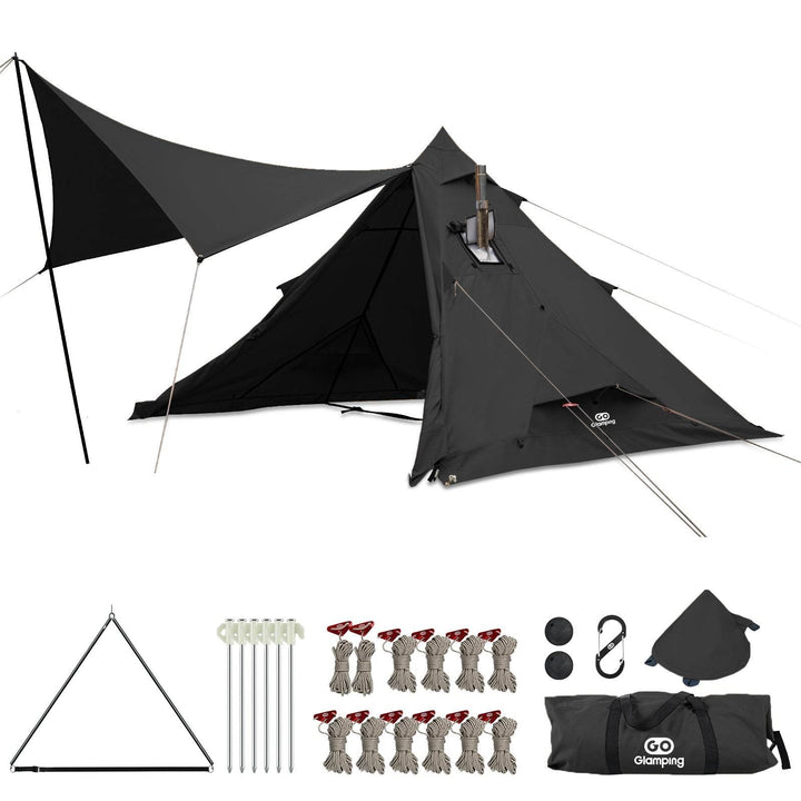 【年中最大Prime Day Sale】【絶版品】【20%OFF】山稜 二又ティピーテント TC 180 - GOGlamping