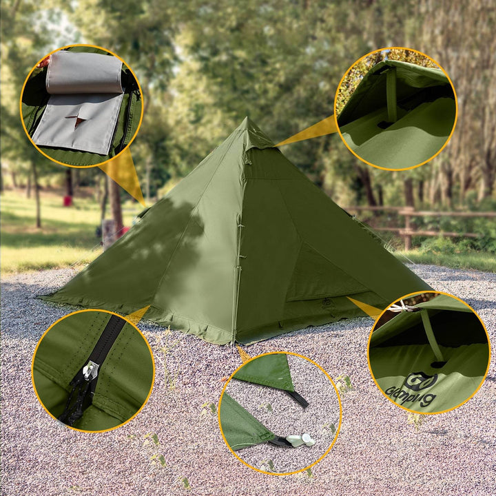 【年中最大Prime Day Sale】【絶版品】【20%OFF】山稜 二又ティピーテント TC 180 - GOGlamping