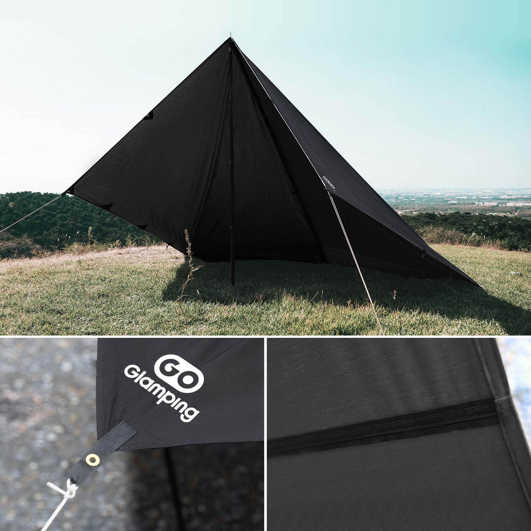 【年中最大Prime Day Sale】【20%OFF】HENGEN+ スクエアタープ TC 295/350/400 - GOGlamping