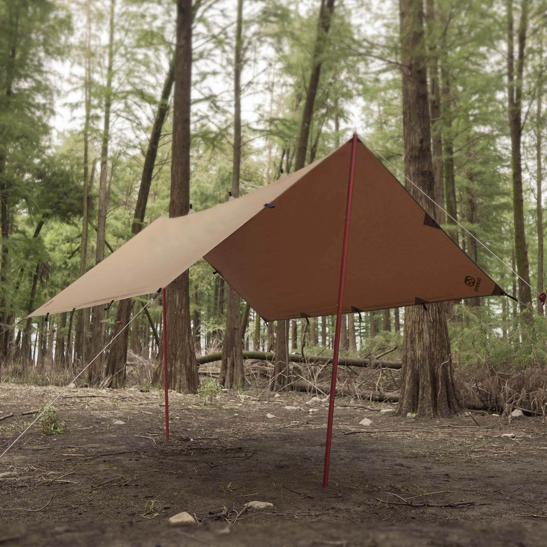 【年中最大Prime Day Sale】【20%OFF】HENGEN+ スクエアタープ TC 295/350/400 - GOGlamping