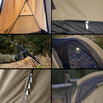 GOGlamping SKY EYE CT 自立式 コットテント TC & フライシート[テント 