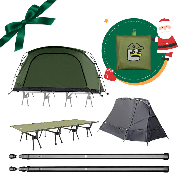 【クリスマス限定セット】【特価35980円】SKY EYE CT PLUS 自立式 コットテント TC セット 4点
