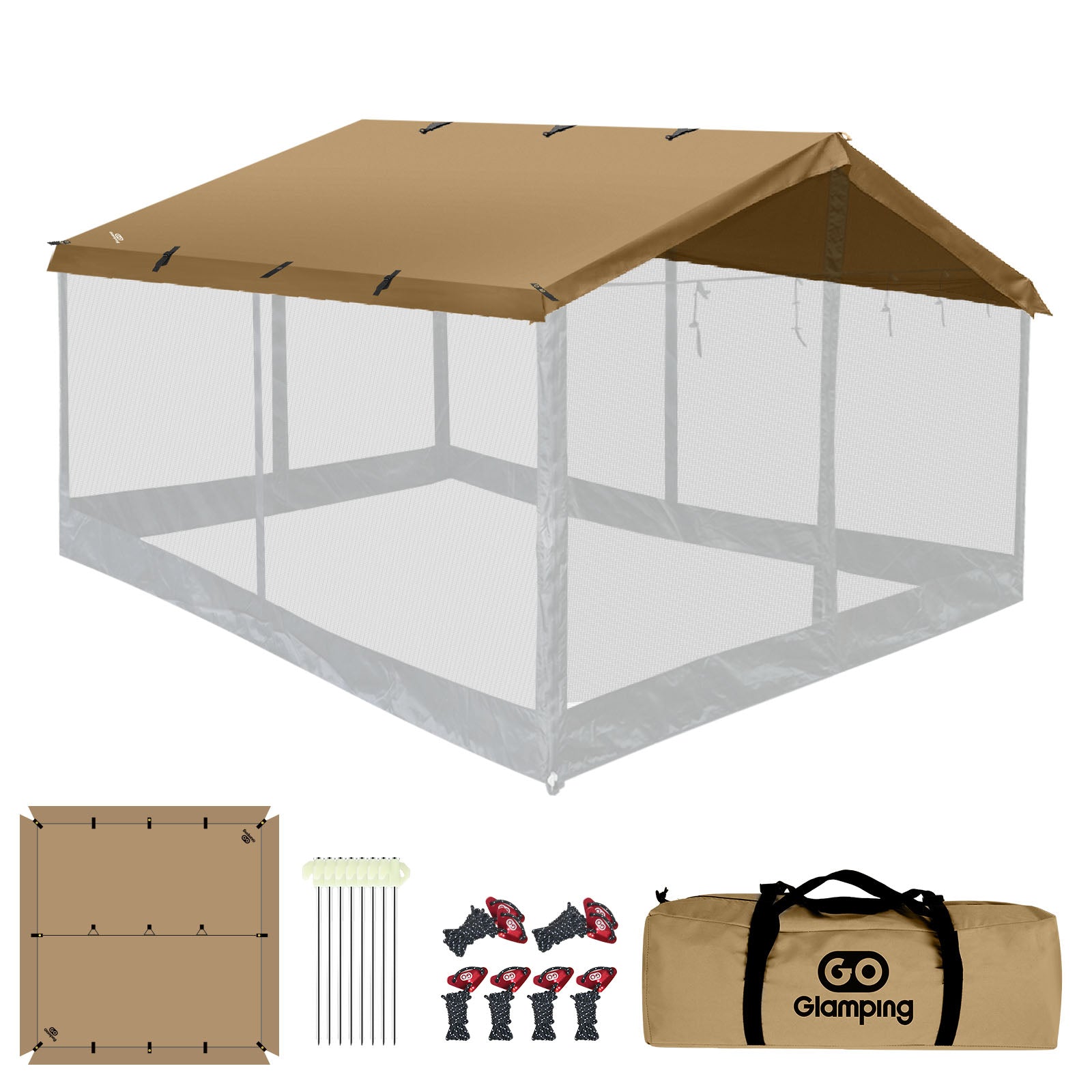 タイムセール中】GOGlamping G・G PUP2.0 パップテントTC