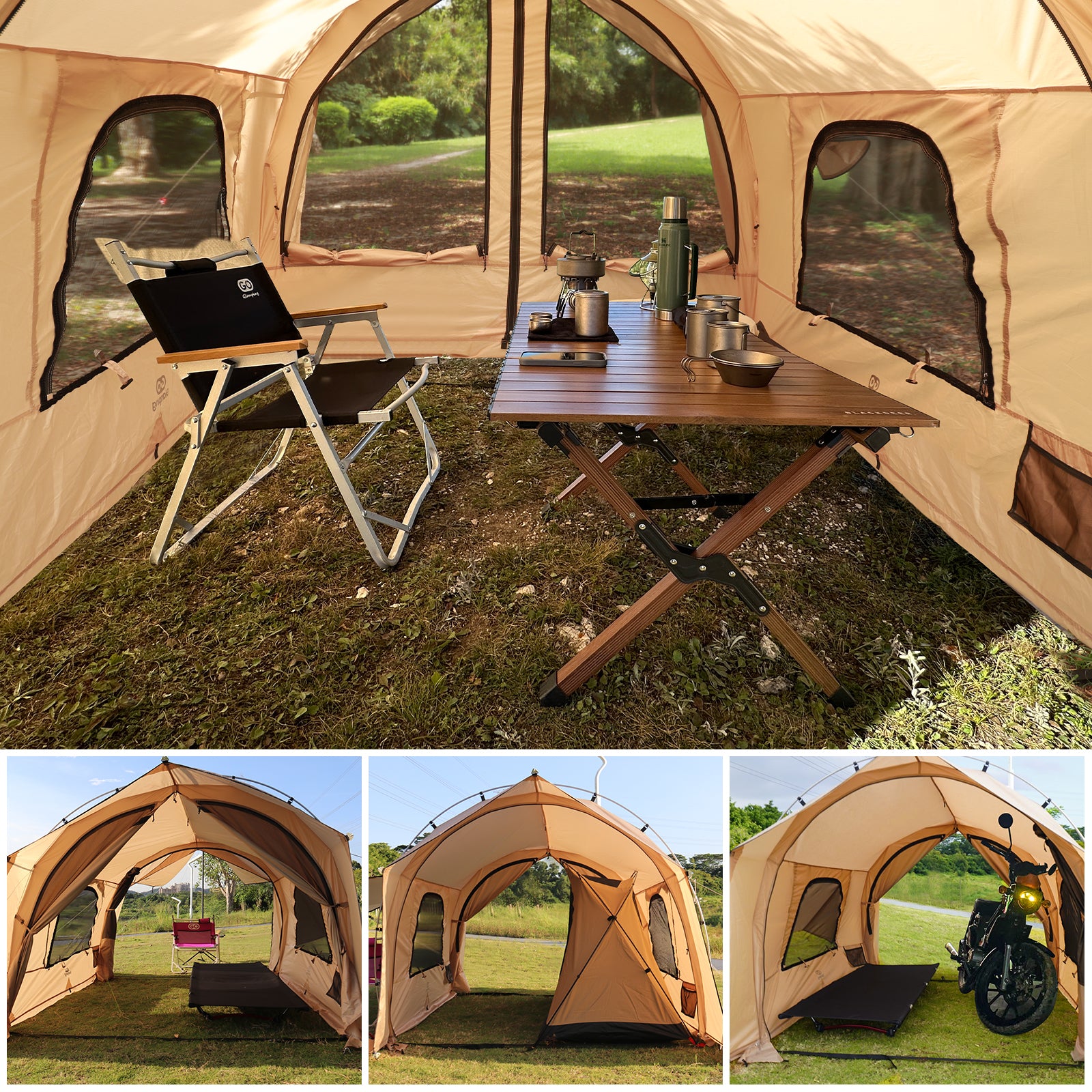GOGlamping SKY EYE CT 自立式 コットテント TC & フライシート