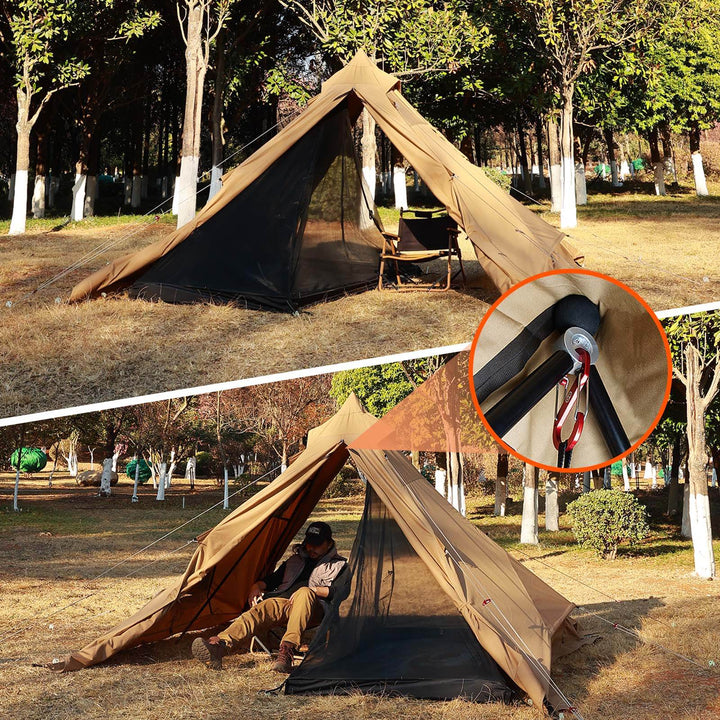 【10％OFF】【絶版品】山稜二又ティピーテント専用インナーテント ソロ - GOGlamping