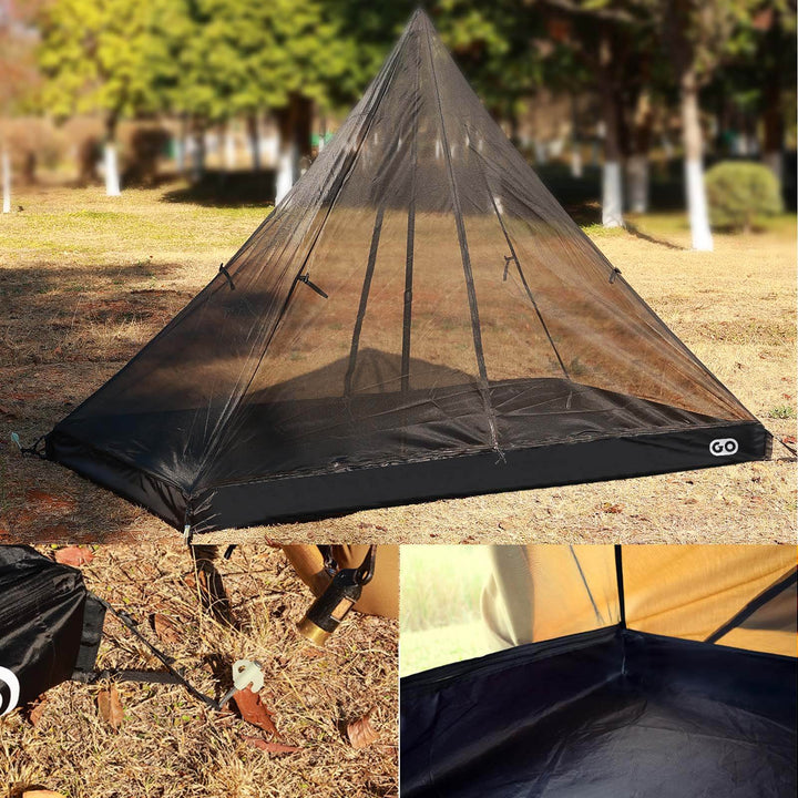 【10％OFF】【絶版品】山稜二又ティピーテント専用インナーテント ソロ - GOGlamping