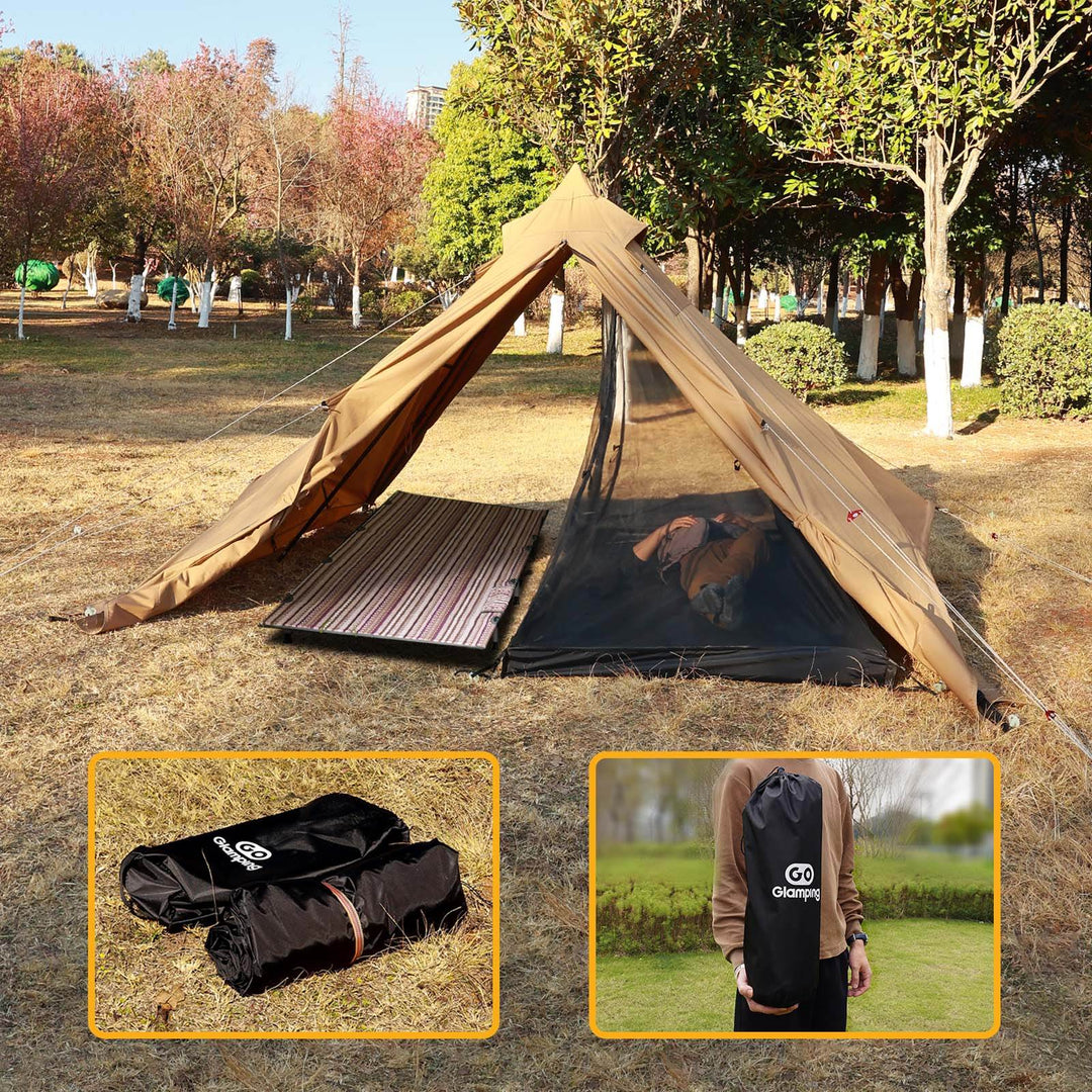 【10％OFF】【絶版品】山稜二又ティピーテント専用インナーテント ソロ - GOGlamping
