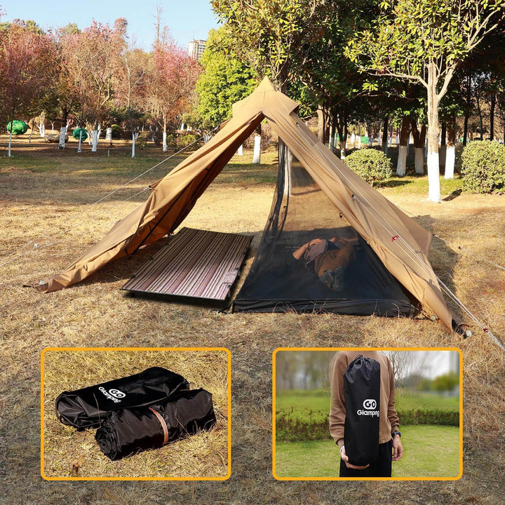 【10％OFF】【絶版品】山稜二又ティピーテント専用インナーテント ソロ - GOGlamping