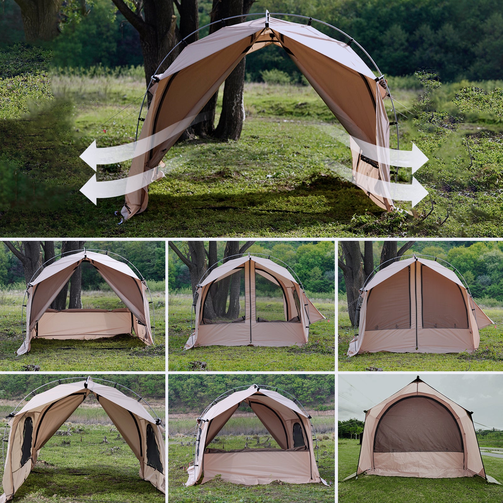 GOGlamping SKY EYE CT 自立式 コットテント TC & フライシート