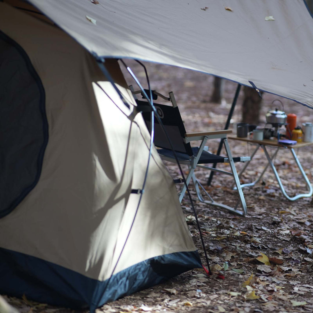 【テントセット】GOGLAMPING SKY EYE 自立式 TC テント 山帆 ヘキサタープ