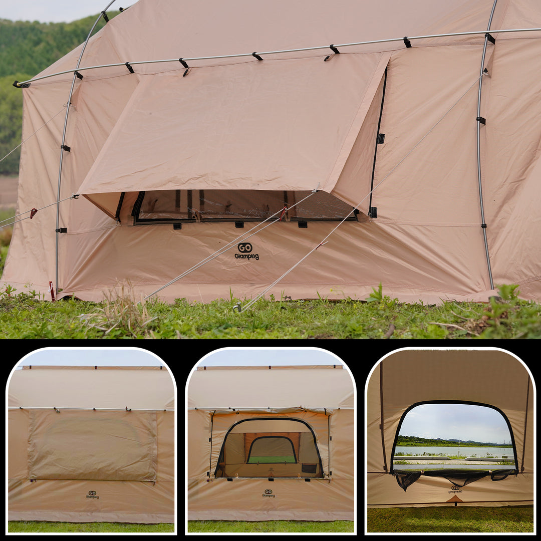 【GW Sale】【25％OFF】 カヌー 自立式 トンネルテント セット