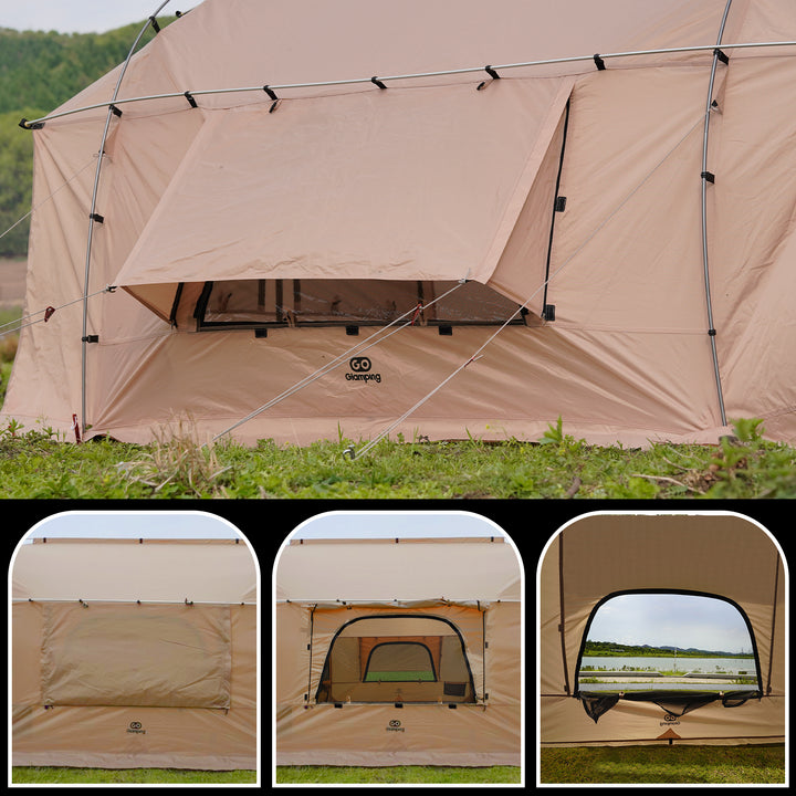 【GW Sale】【25％OFF】 カヌー 自立式 トンネルテント セット