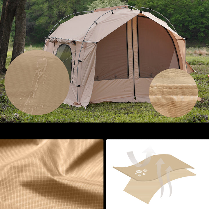 【GW Sale】【25％OFF】 カヌー 自立式 トンネルテント セット