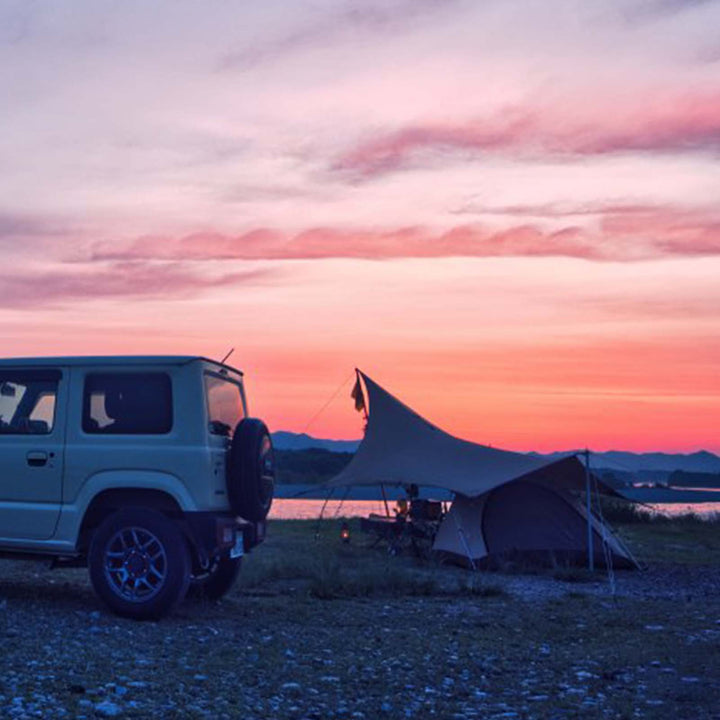 【テントセット】GOGLAMPING SKY EYE 自立式 TC テント 山帆 ヘキサタープ