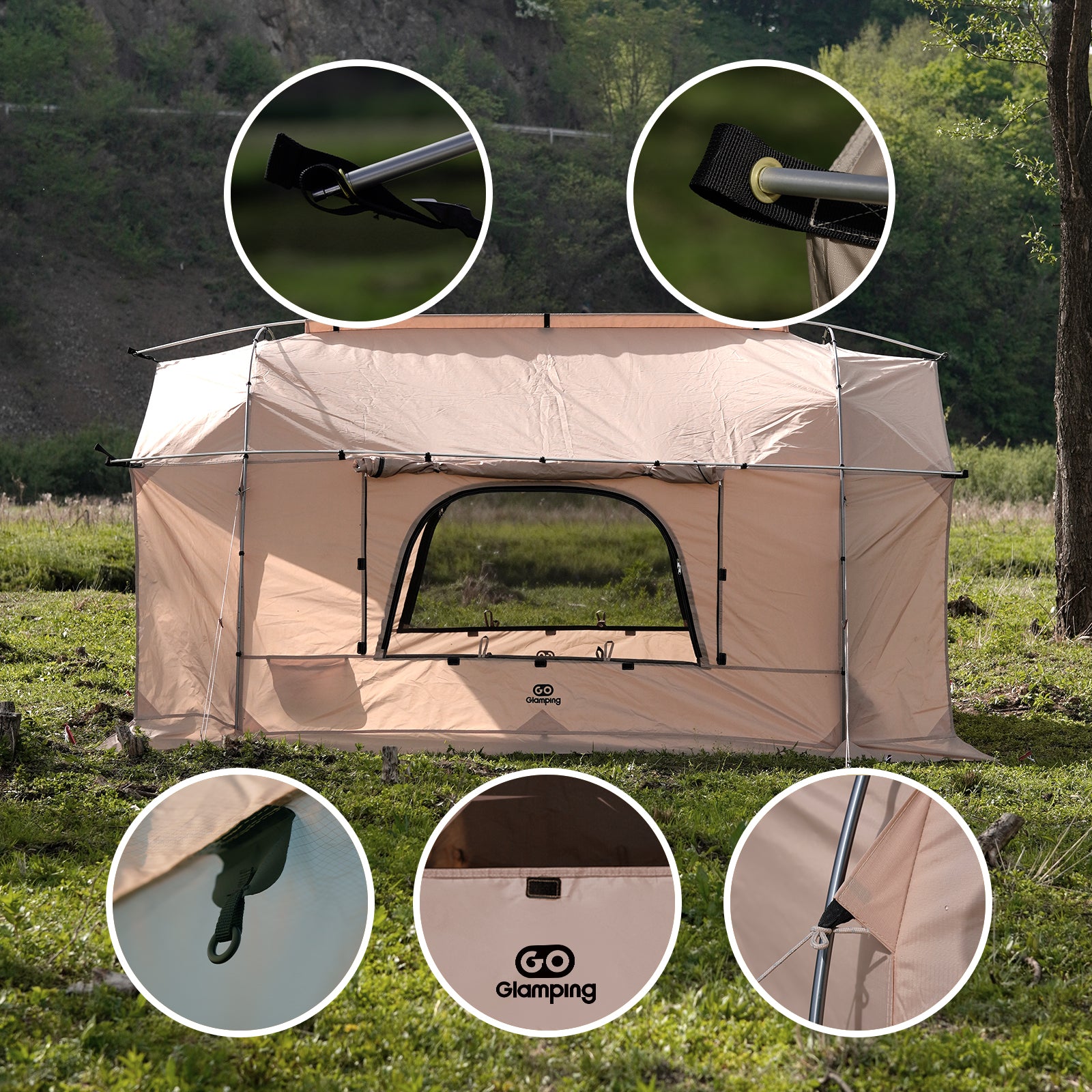 GOGlamping SKY EYE CT 自立式 コットテント TC & フライシート