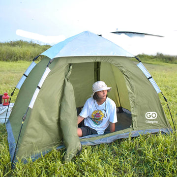 絶版品25%OFF】RAKUEN ワンタッチテント 1-2人用 – GOGlamping