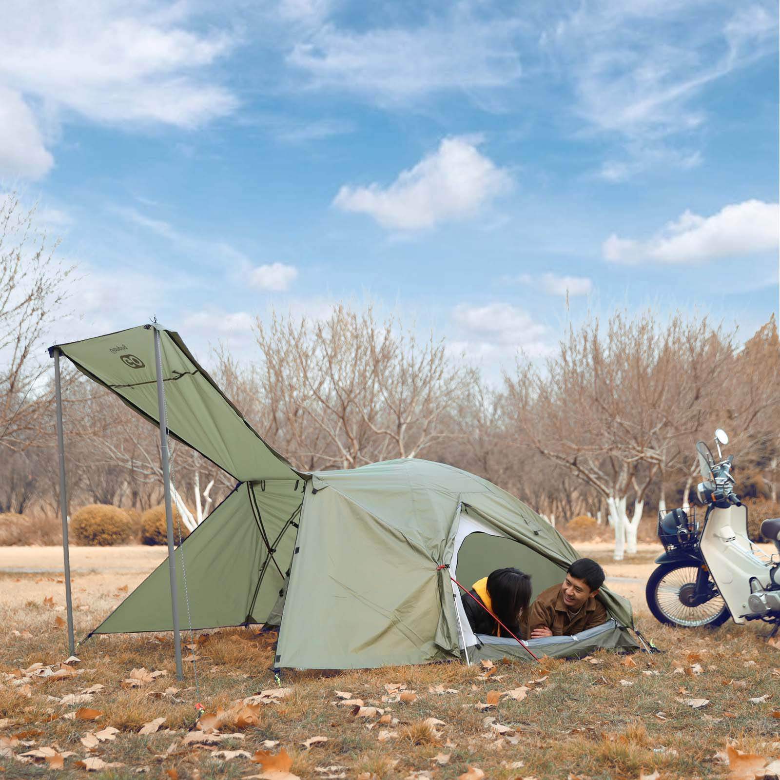 GOGlamping テント ツーリングドーム 1－2人用 Amazon.co.jp: GOGlamping テント 1人用 2人用 ツーリングドーム