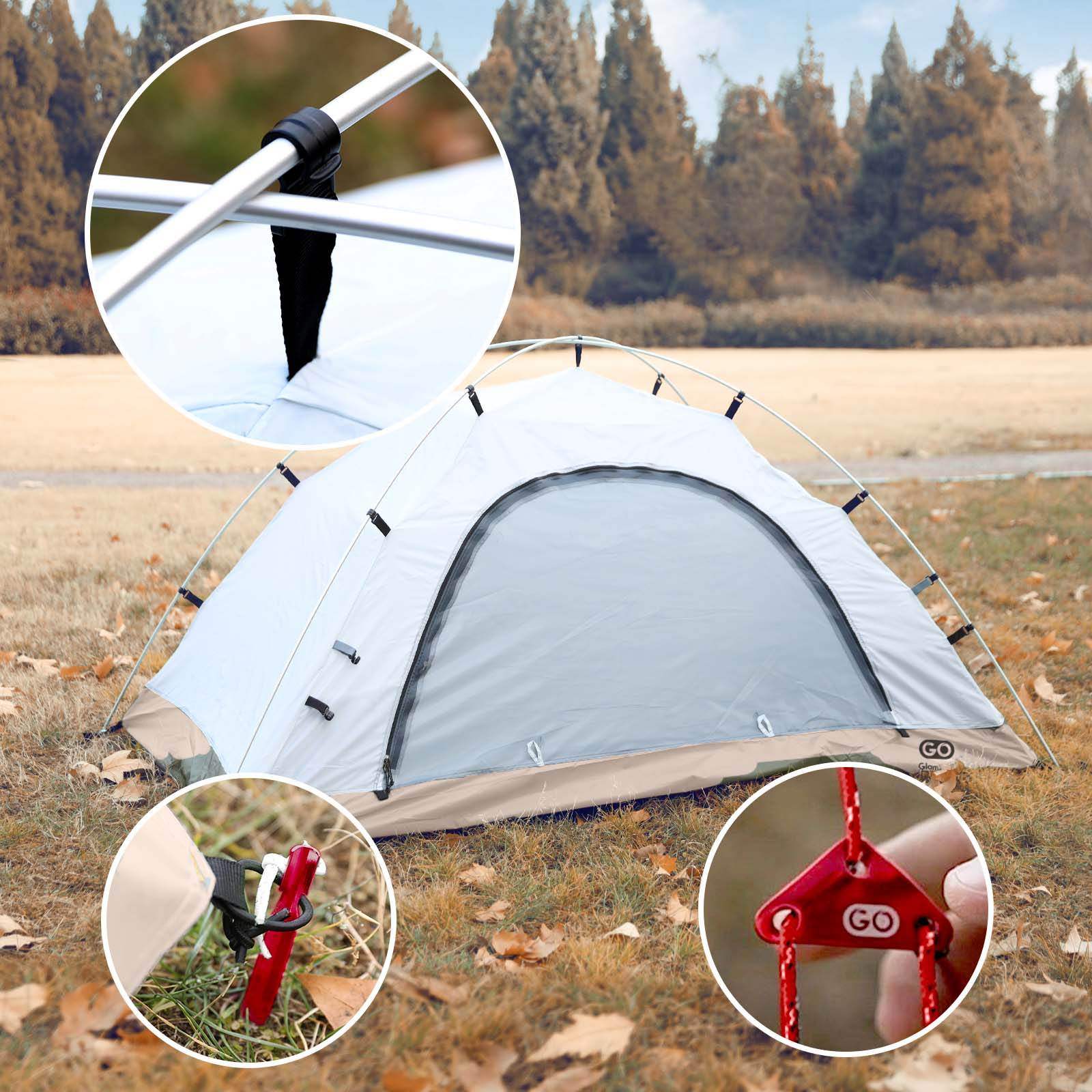 絶版品20%OFF】GOGlamping STARRY アルミツーリングドームテント