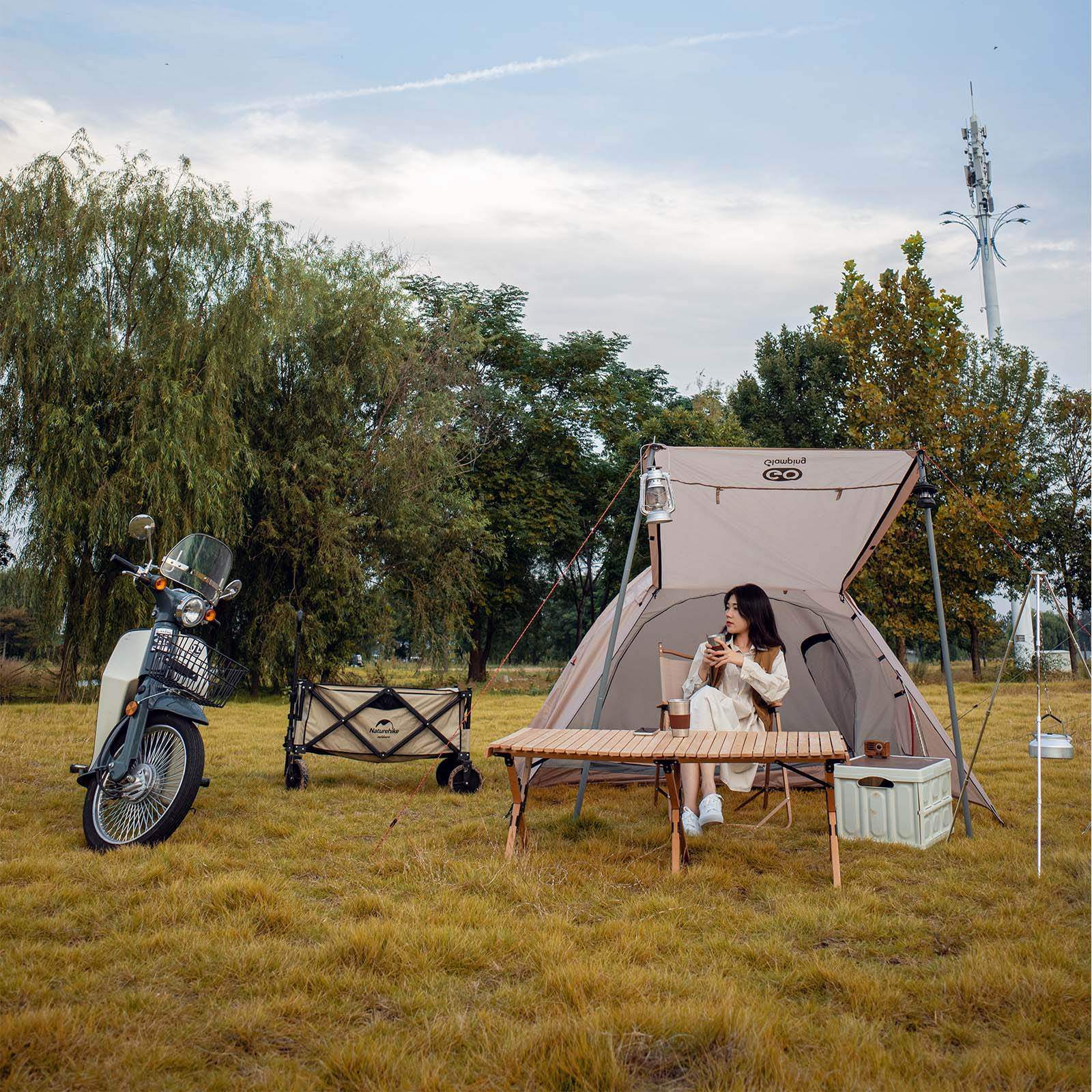 GOGlampingツーリングドームテント 絶版品20%OFF】GOGlamping STARRY アルミツーリングドームテント