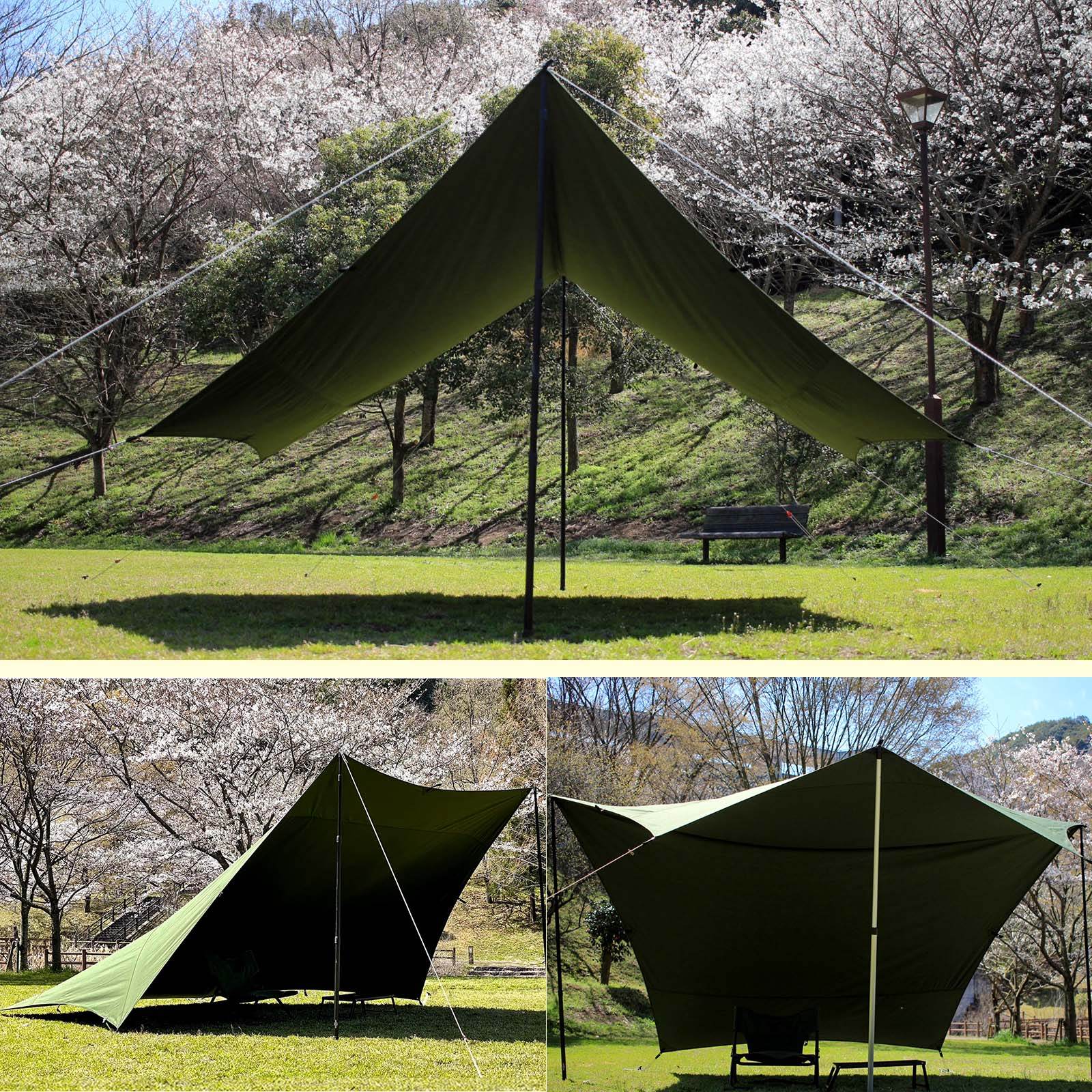 GOGlamping TSUBASA ヘキサタープ TC4.2x4.1m
