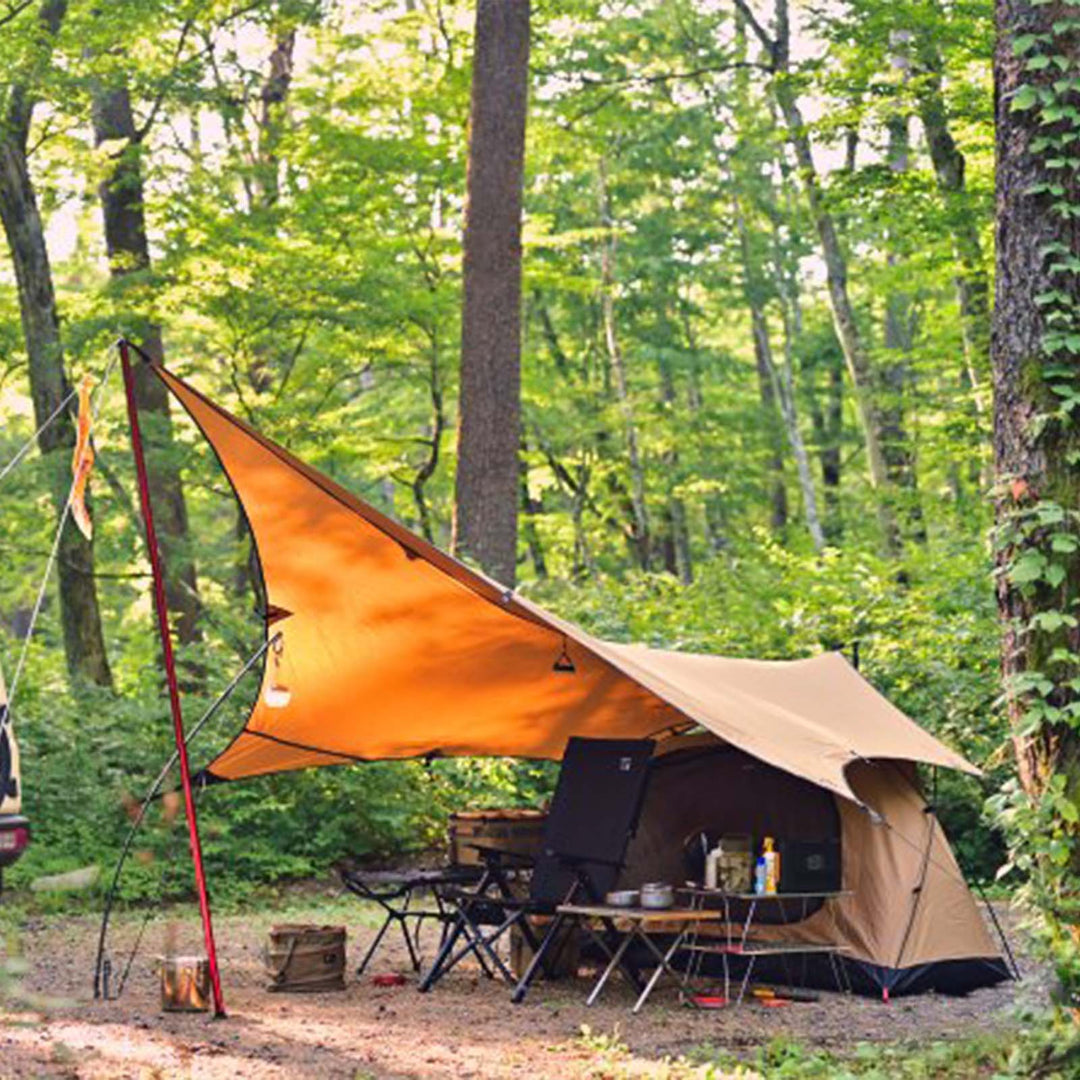 【テントセット】GOGLAMPING SKY EYE 自立式 TC テント 山帆 ヘキサタープ
