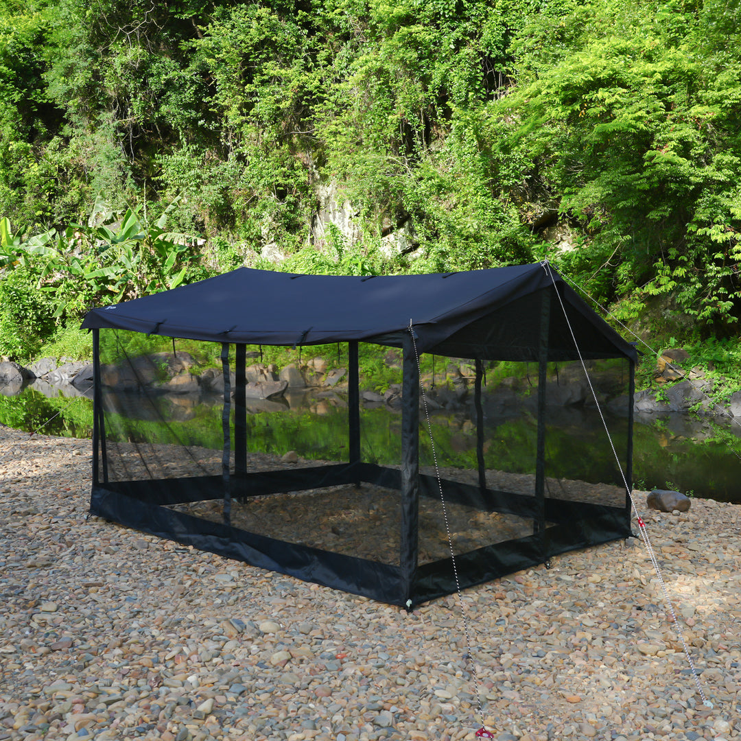 【新製品】【キャンプ祭り】【25％OFF】HENKAKU スクエアタープ テント TC&オプションパーツ