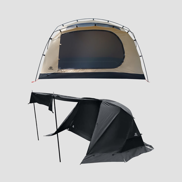 【Prime Day】【20％OFF】SKY EYE 自立式 テント TC & 専用フライシート