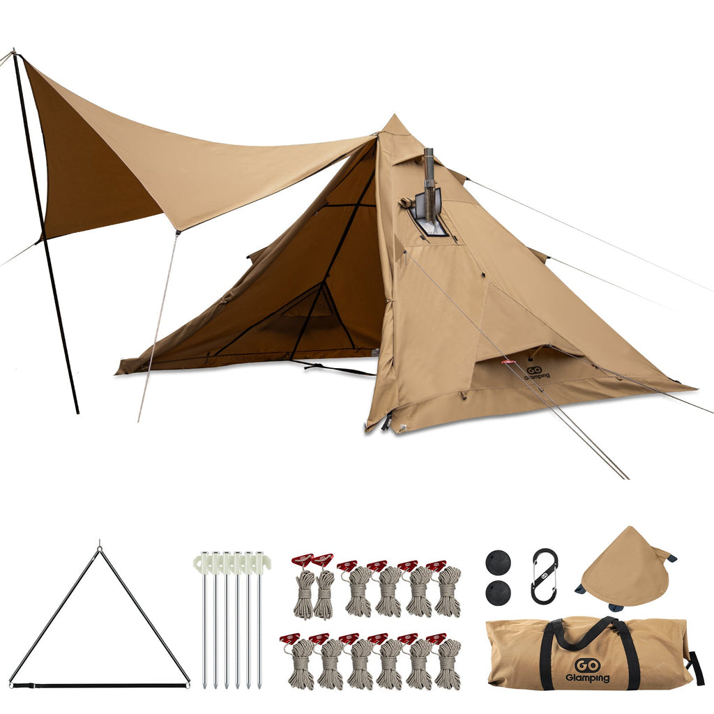 Amazon.co.jp: GOGlamping テント ワンポールテント 1人用