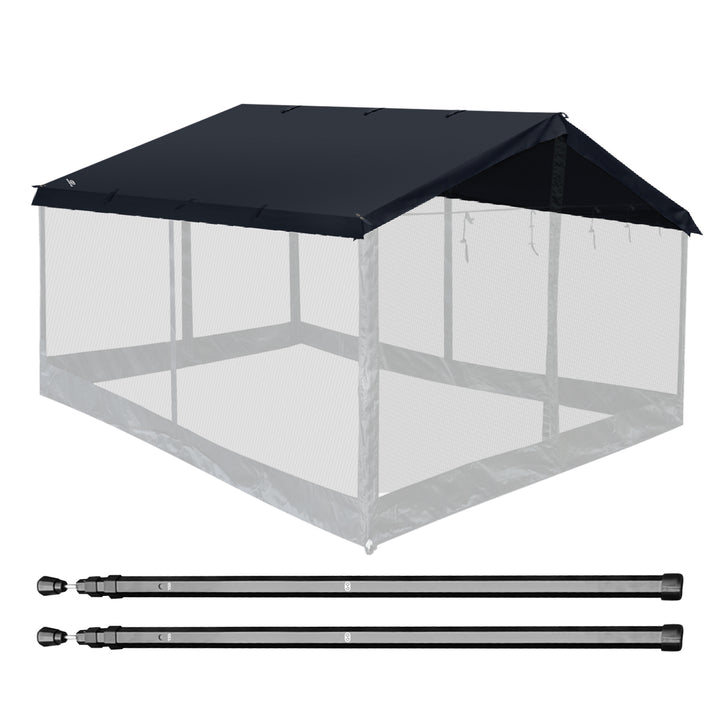 【20%OFF】HENKAKU スクエアタープ テント TC & GO六角伸縮ポ一ル「220通常版」