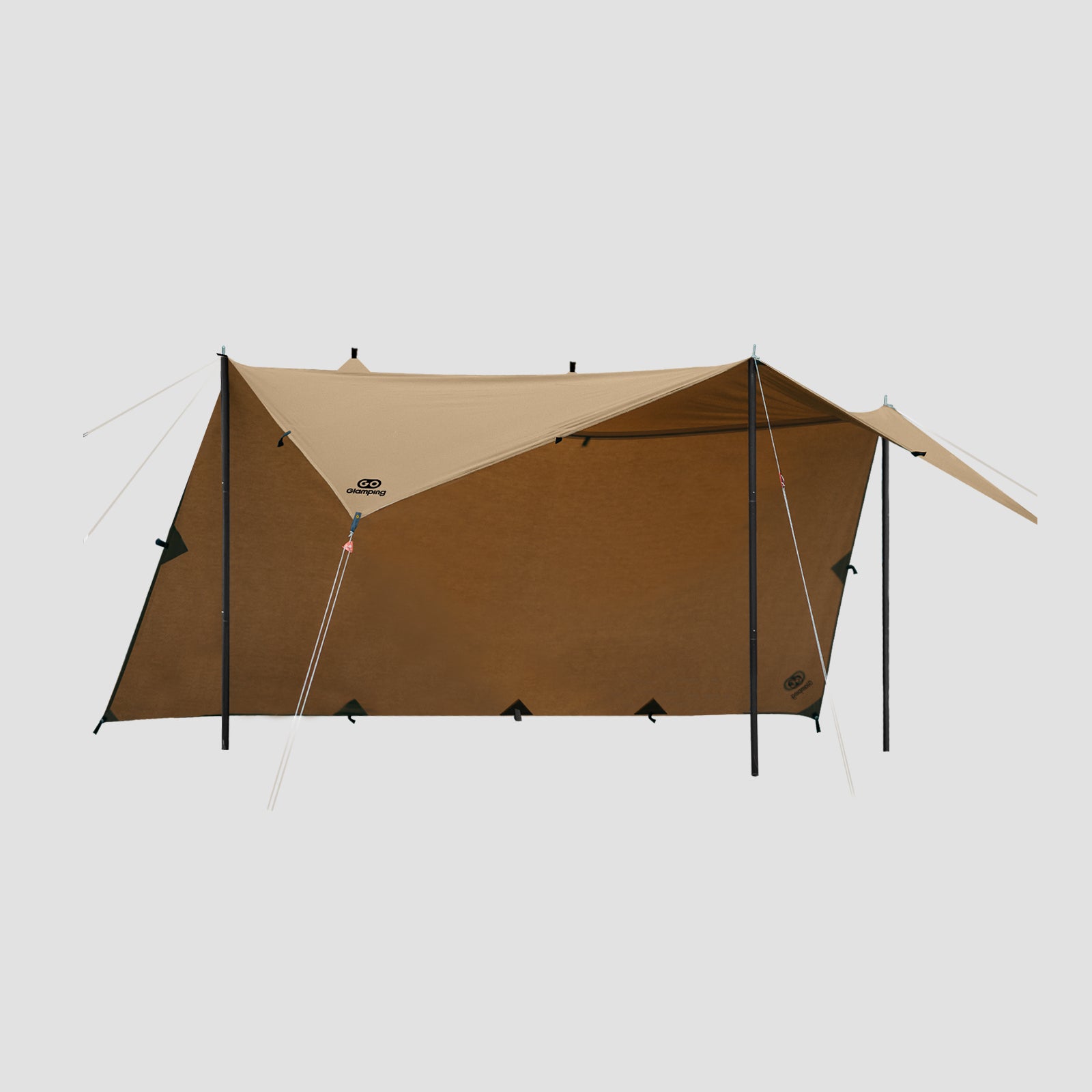 GOGlamping HENGEN+ 4x4m スクエアタープ TC サンド タイムセール中】HENGEN+ スクエアタープ TC 295/350/400 – GOGlamping