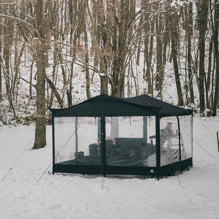 【新製品】【25％OFF】HENKAKU スクエアタープ テント TC&オプションパーツ