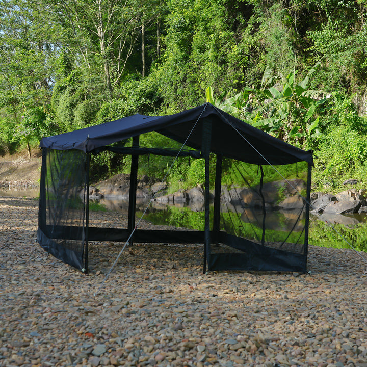 【新製品】【キャンプ祭り】【25％OFF】HENKAKU スクエアタープ テント TC&オプションパーツ