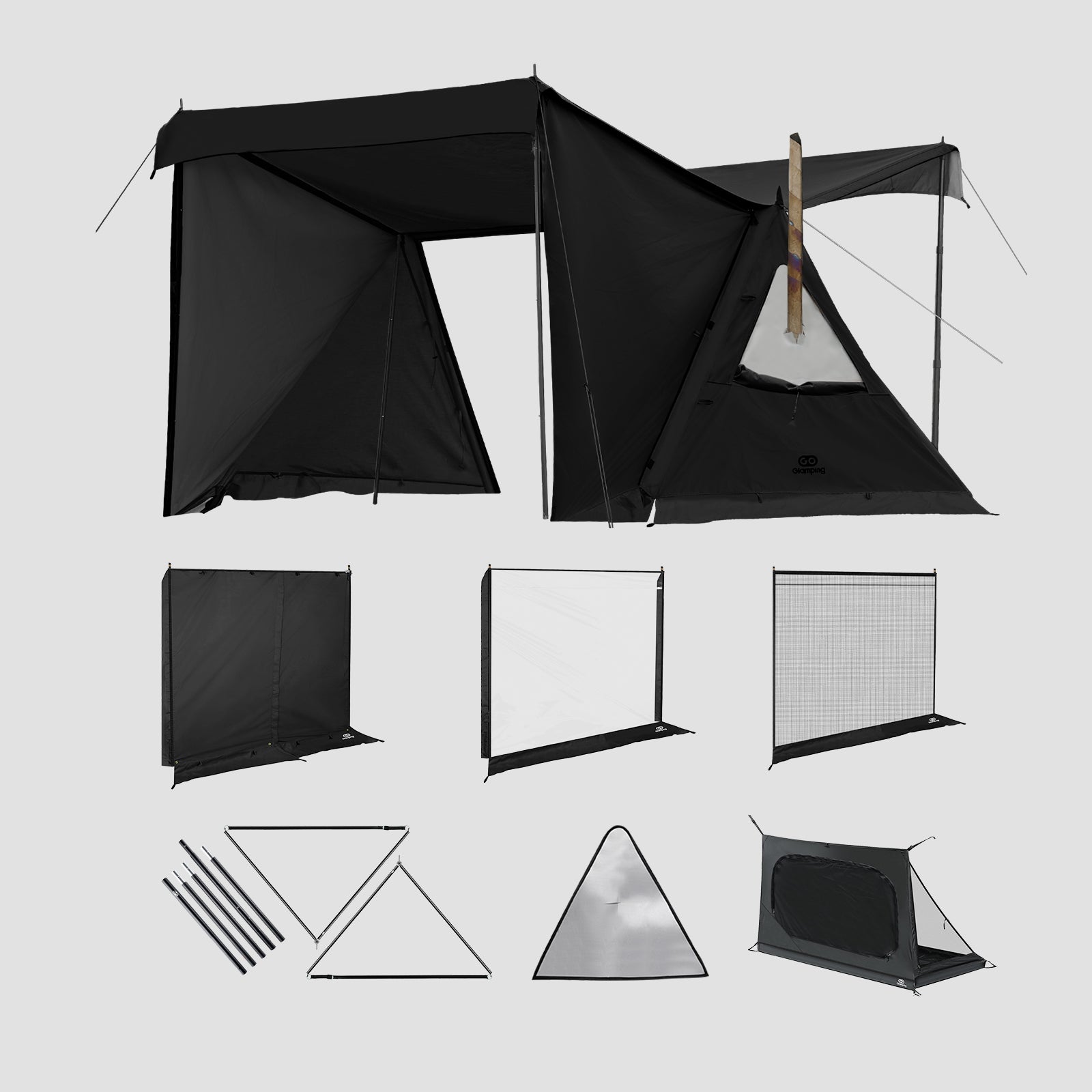 Prime Day】【特価39980円】 パップテント セット 8点 – GOGlamping