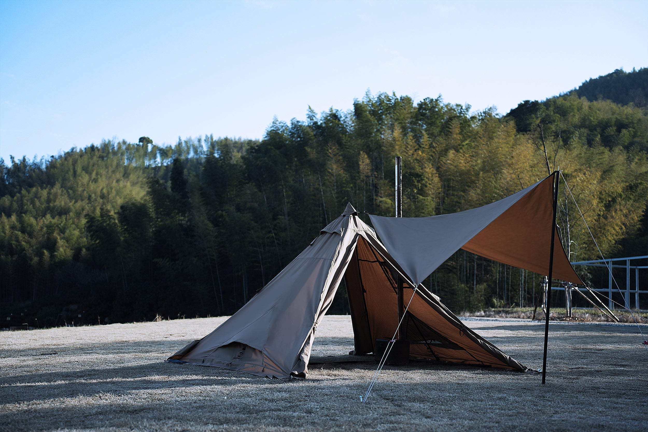 GOGlamping 山稜二又ティピーテントTC180 1人用 ソロ TCテント