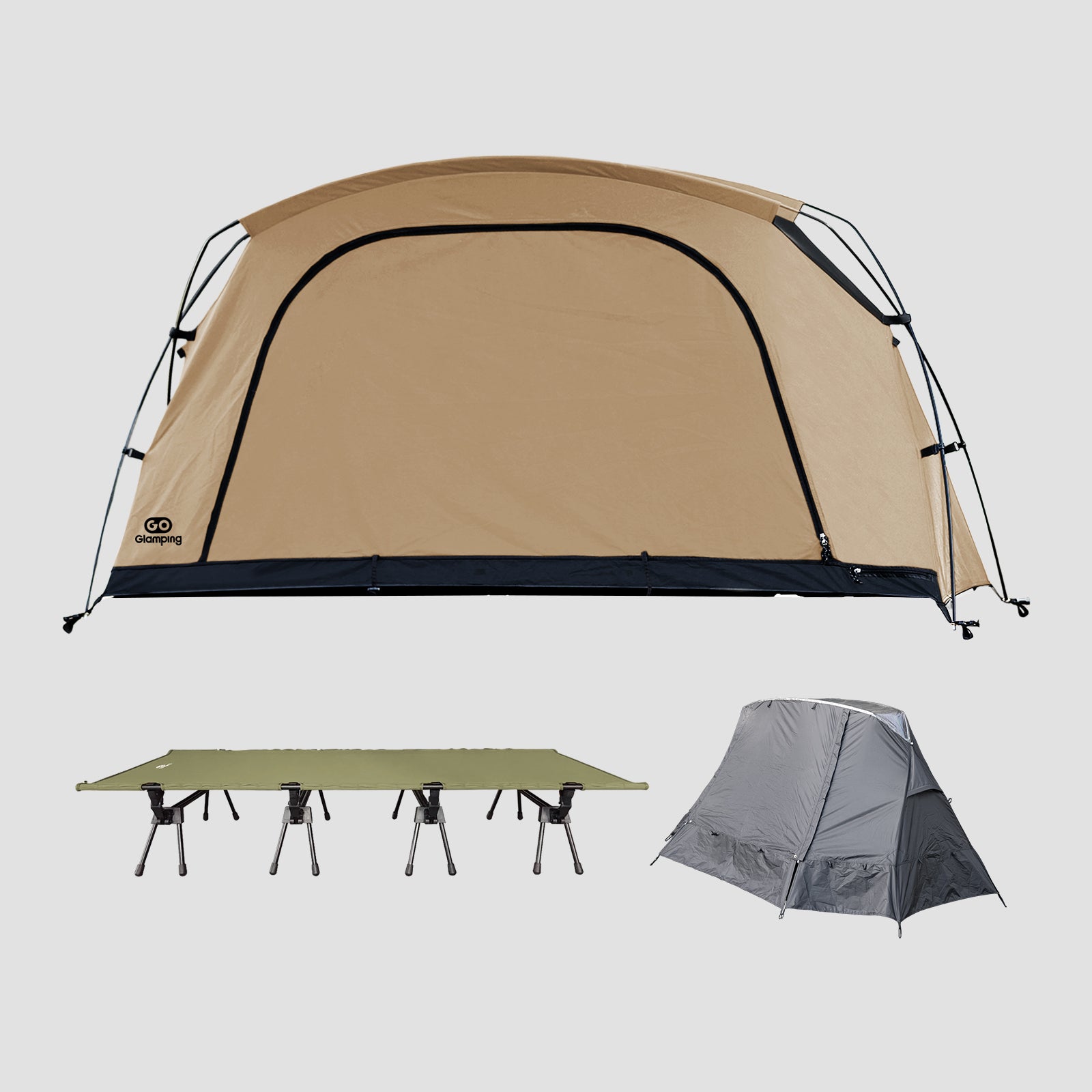 GOGlampingSKY EYE CT PLUS TC 自立式　コットテント GOGlamping SKY EYE CT 自立式 コットテント TC & フライシート[テント