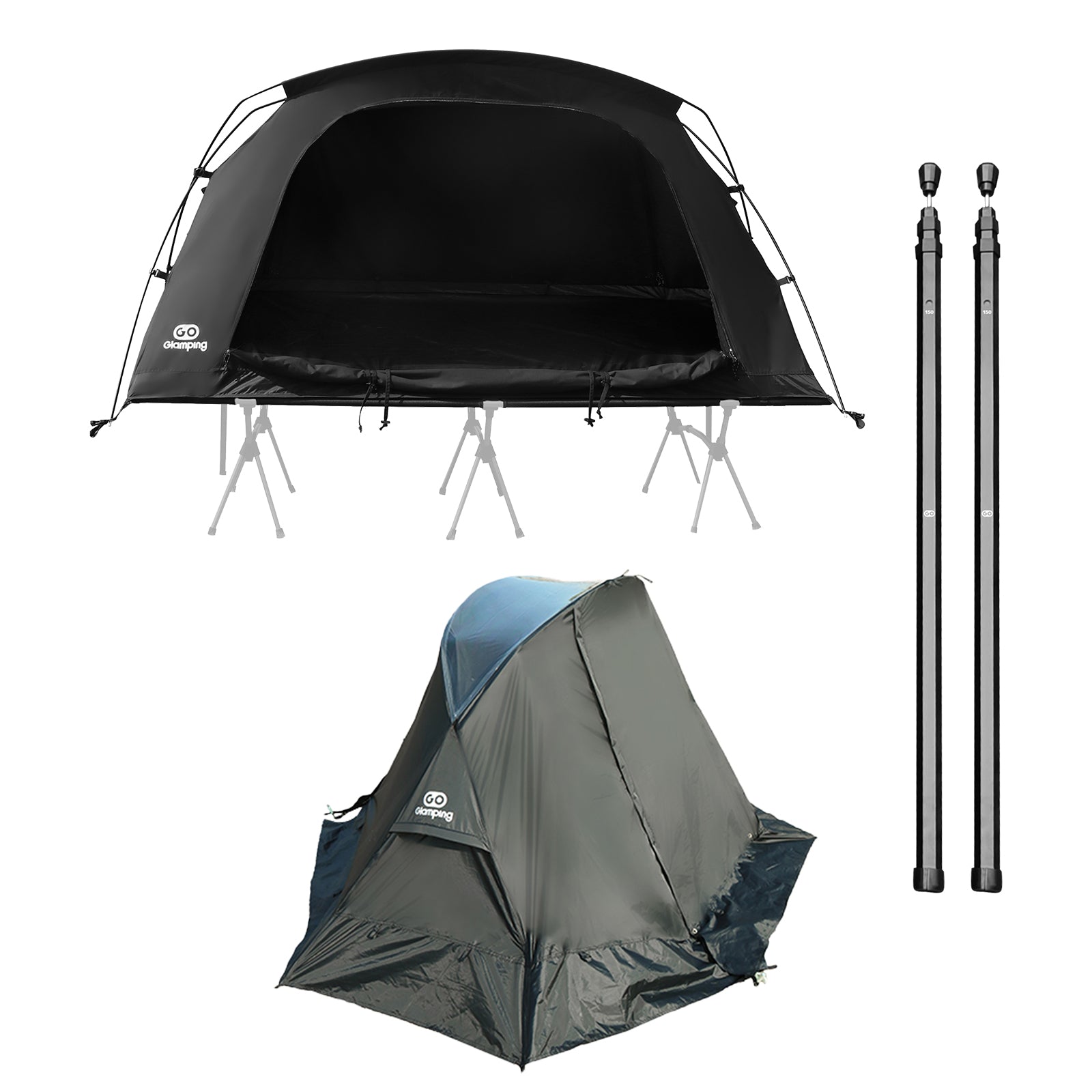 GOGlamping SKY EYE CT 自立式 コットテント TC & フライシート[テント