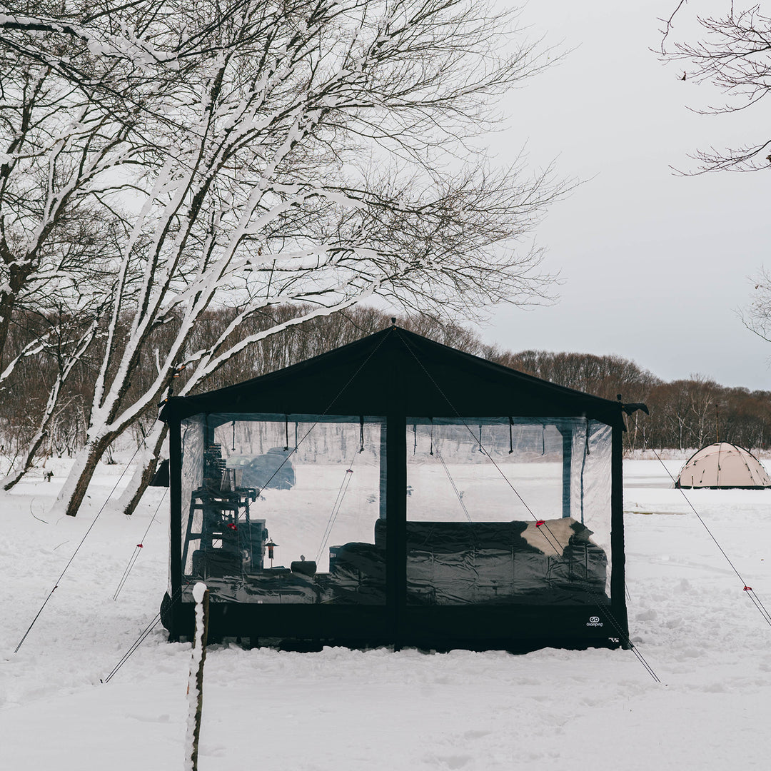 【新製品】【25％OFF】HENKAKU スクエアタープ テント TC&オプションパーツ