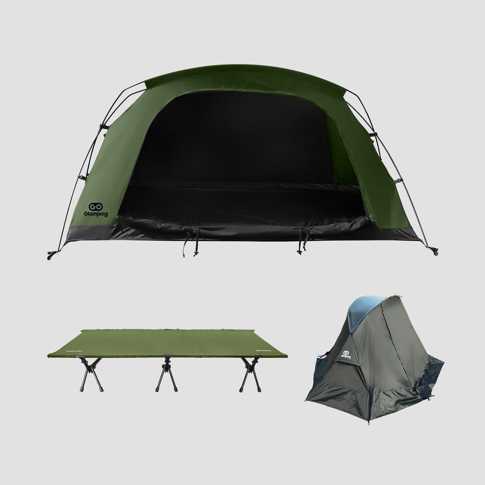 SKY EYE CT コットテントTC＋フライシート＋コット｜3点セット｜GOGlamping