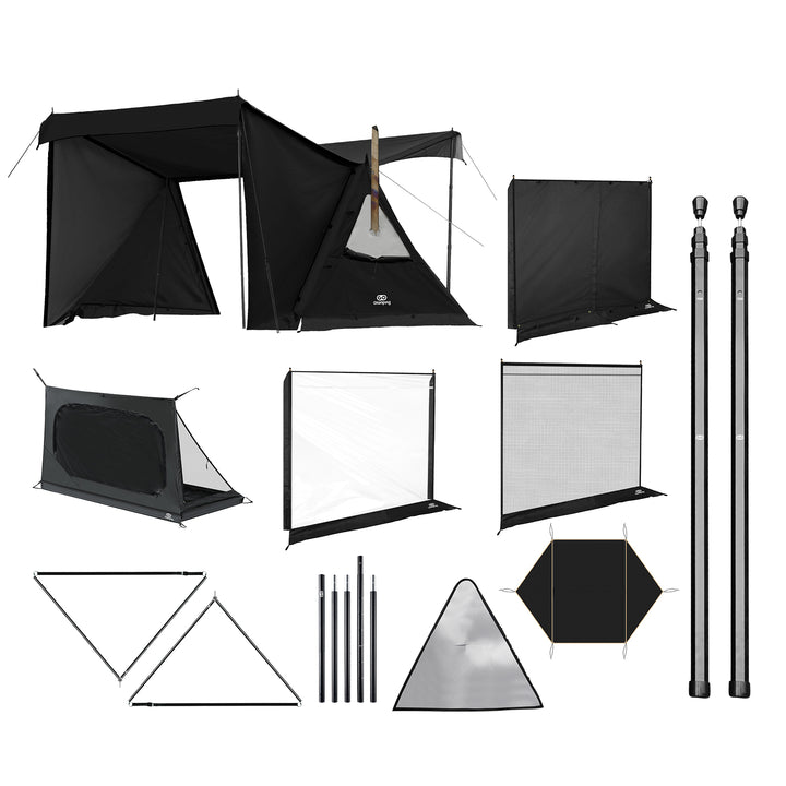 【5周年】【特価45980円】パップテント セット　10点