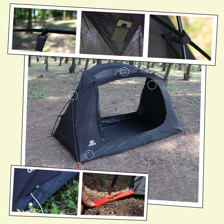 【GW Sale】【25％OFF】【テントセット】SKY EYE 自立式 テント TC & 専用フライシート