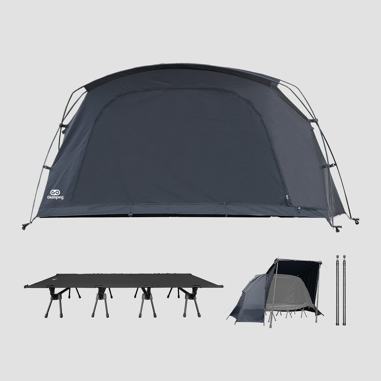 GOGlamping SKY EYE CT 自立式 コットテント TC & フライシート[テント