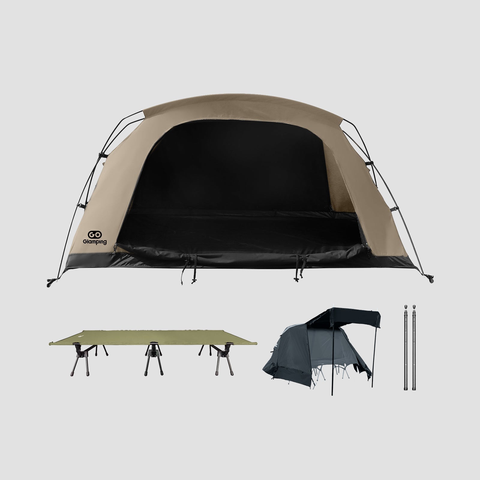 GOGlamping SKY EYE CT 自立式 コットテント TC セット