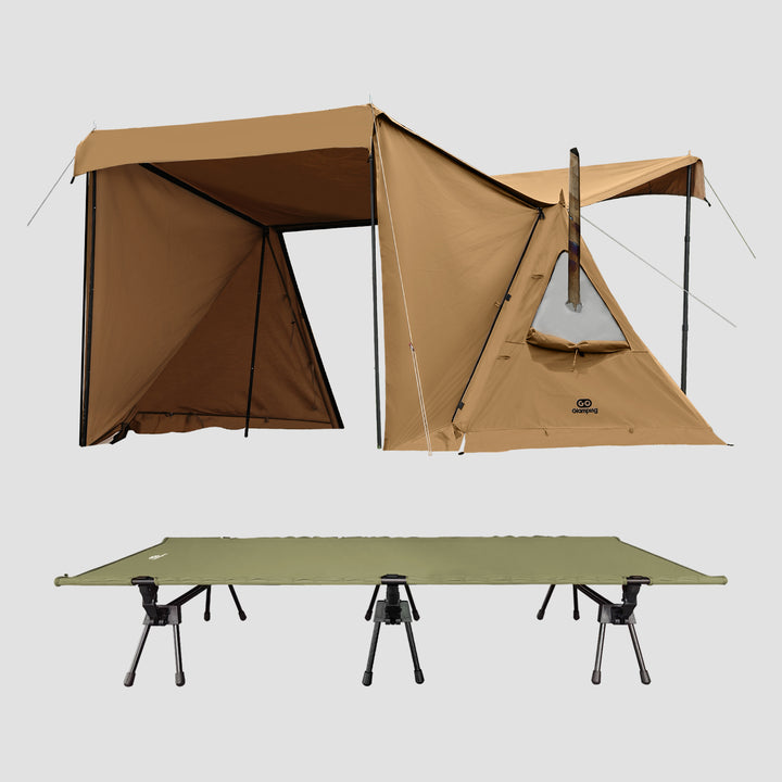 【Prime Day】【20％OFF】パップテントTC  &   YUMEMI コット M&L