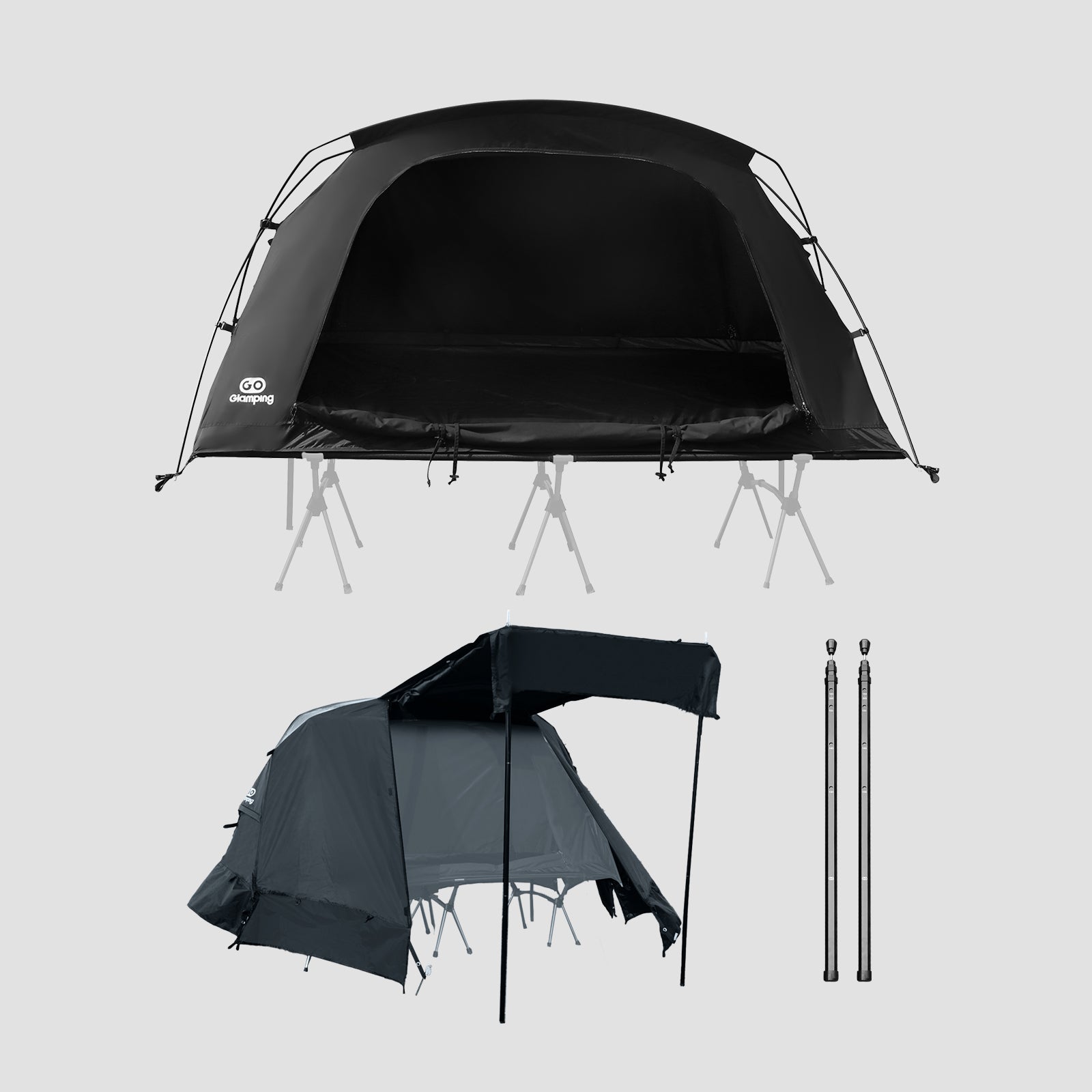 GOGlamping SKY EYE CT 自立式 コットテント TC & フライシート[テント