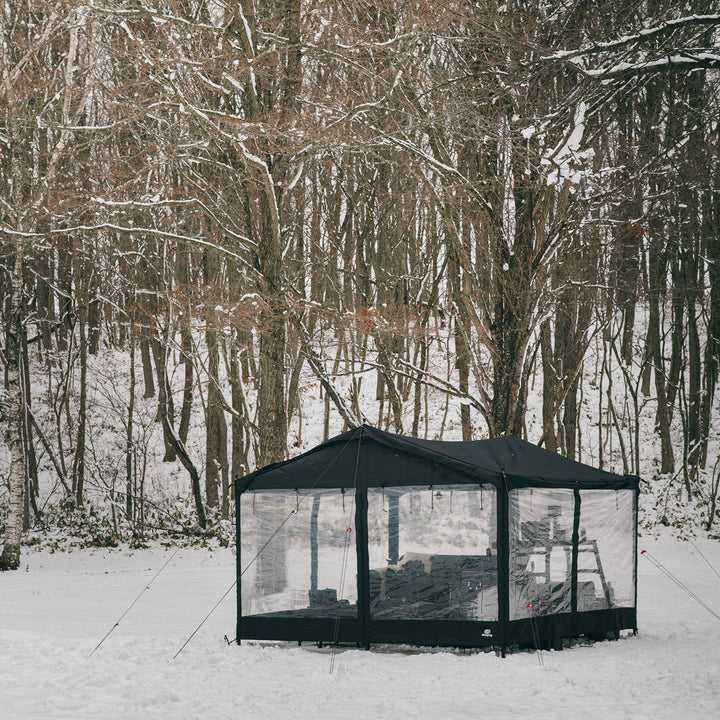 【新製品】【25％OFF】HENKAKU スクエアタープ テント TC&オプションパーツ